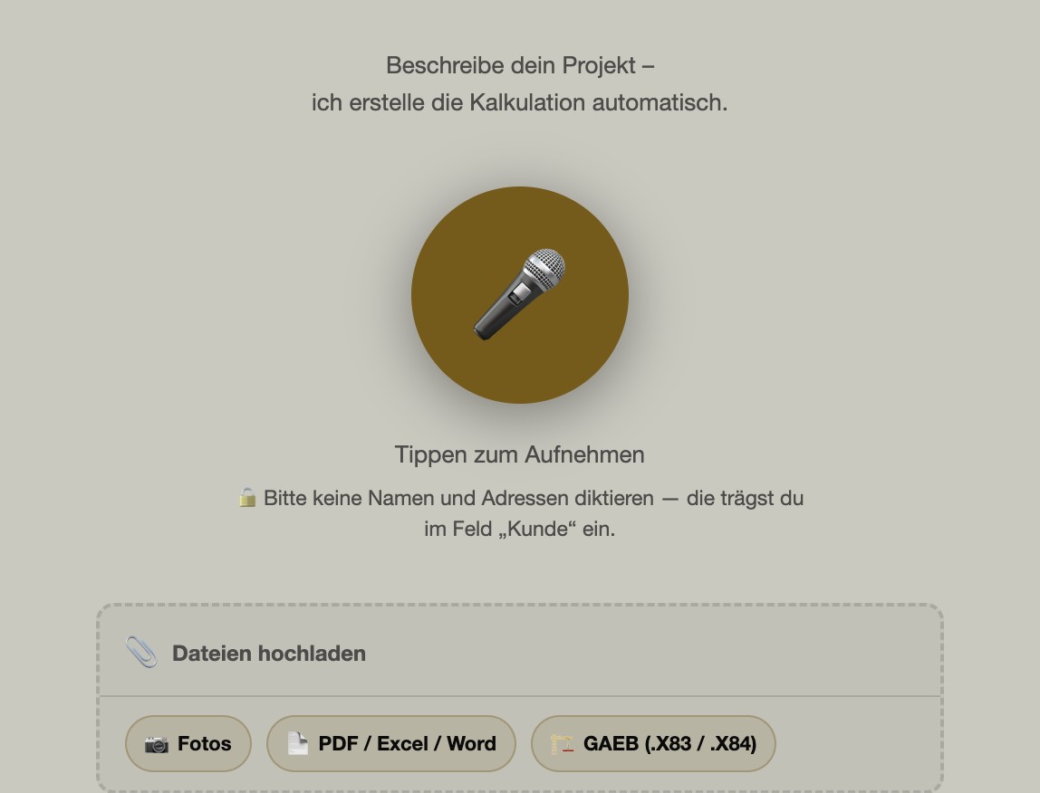 Diktieren statt tippen